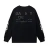 Galary Dept Bluet Designer Hoodie Dept Dept for Womens Męskie Bluzy Bluzy Masowe Trend Brand GalleryDept Paint Graffiti Letters Drukowane luźne 6187