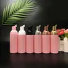 Bottiglie di schiuma in plastica rosa Bottiglie con pompa schiumogena Dispenser di schiuma da 60 ml Bottiglie da viaggio ricaricabili vuote per la pulizia dello shampoo per le mani Aeroporto Awjr