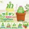 Blind Box Originele Gashapon Toys Kawaii Cactus Dieren Hedgehog Afdichting Mol gevlekte tuin Eel mandrake Potplanten Figuren 230814