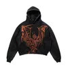 Y2k hoodies mäns hoodies tröjor för kvinnor och män vinter anime tröjor väsentliga överdimensionerade koreanska mode tröjor grunge jackor streetwear