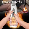 Seksspeeltje Massager Luchtzuigen Verwarming Kunstkut Automatisch Vacuüm Erotisch Oraal Pijpen Cup Masturbatie Volwassen product voor de mens