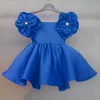 Mädchenkleider Mode Blumen Mädchen Kleid 1st Jahr Geburtstagsfeier Baby Taufkleid für Mädchen Prinzessin Weihnachtskostüm Säuglinge Vestidos 230815