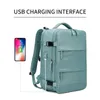 School Bags Women travel Backpack Teenage girl USB charging Business Laptop Backpack With shoe bag 15.6 inch waterproof school Backpack 230814