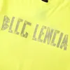 BLCG LENCIA Unisex Summer T-shirts Womens Oversize Heavyweight 100% Cotton Fabric Triple Stitch Workmanship Plus Size Tops Tees SM130151
