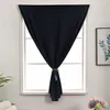 Tenda Black Punch Black Blackout Tenda ombreggiatura Anti-UV per soggiorno Camera da letto Terina facile Installa Drape Kitchen R230815