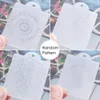 Dubbelzijdige spijker Stamper Stamping Plaatset sjablonen Jelly Silicone Stampers Crystal Hendle Nail Art Stamp Afbeelding Stencil Tools E167