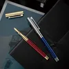 Caneta -tinteiro de caneta de luxo Darb caneta com 24k de ouro de alta qualidade Office Business Metal Metal Cans Classic 230814