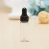 Mini flaconi contagocce per olio essenziale in vetro ambrato da 5 ml, riutilizzabili, vuoti, contagocce, profumo, cosmetico, lozione liquida, contenitore per campioni, Vcpn