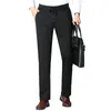 Men's Suits Casual Pants Soft Tight Stretch Trousers For Business Social Office Workers Interview Party Wedding Suit