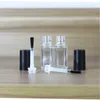 Garrafa de vidro quadrada de 5ml com escova vazia ferramenta de maquiagem transparente recipientes de esmalte garrafa de cola de vidro transparente para amostra vqbsq