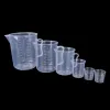 15ml/20ml/30ml/50ml/100ml/250ml/500ml Plastic Measuring Cup Jug Pour Spout Surface Kitchen Tool Supplies LL