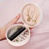 Jewelry Pouches Chic Large Capacity Space-saving Ring Earring Storage Organizer Box Moisture-proof Case Tool