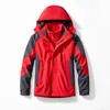 Men's Jackets Outdoor Waterproof Suits Men's Women's Two-pieces Sets 3 in 1 Thick Warm Coats Camping Windbreaker Winter Coat Hiking Windproof 230814