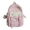 Rucksack Mosaik -Farbgitter Multi Junior High School Girl Reisetasche