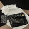 CC Luxurys Designers Bag channel 22 Cross Body sling Hobo hangbag purse leather famous Wallets shopping Whole fashion Drawst260Z