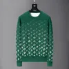 56 Men Sweater Fashion Letter Pattern Autumn Winter Manga Longo Menses Menores Casual Crew Neck Contrast M-3xl