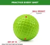 Andere Golfprodukte 40 Golf PU -Bälle Innen- und Außentraining Bälle Golf elastische Weichkugeln PU Schaum Bälle aus Harz Gummi Golfball 230814