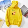 Women's Hoodies BE BRAVE Series Squirrel Cartoon Graphics Print Fashion Casual Women Korean Style Kawaii Harajuku Sweatshirt Winter