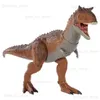 Jurassic World Carnotaurus Dinosaurierkontrolle Conquer World Movie Authentic Detail Primal Attack Sounds bewegliche Gelenke Kinder Spielzeug T230815