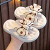 Slipper Kids Slippers For Girls Summer Cute Fashion Home Shoes Breathable Soft Non-slip Beach Flat Slippers Shoe R230815