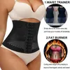 Kvinnors shapers Kvinnor Body Shapewear Slimming M L XL XXL Black Belly Band Shaping Corset Postpartum Flat 230815