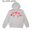 Nya pjäser Designer Men's Hoodies Fashion Hearts Badge Hoodie Trend Cotton Sweatshirts Women's Tops Kläderetiketter Komplett hoodie