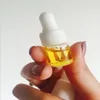 3ml mini garrafas de gotas de óleo essencial de vidro âmbar recarregáveis ​​4 cores bvitg