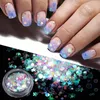 Nail Glitter Butterfly Star Round Heart Flake Mirror Sequins Gradient Slice Gel Polish Accessories Decorations 230814