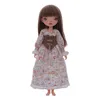 Dolls Design BJD Doll 16 Nana Cute Farm Style Rok Big Head Head Girl Resin Toys Toys Movable Joint Make Up 230814