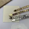 Modeschlangengeformte Halskette Armband Ohrring Designer Schmuckketten mit Diamanten Halsketten für Frauen Party Roségold Platinschmuck