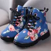 Sneakers Children Stiefel für Jungen Herbst Winter 2023 Schnüren -up -Mädchen Girls Mode Botas Kleinkind Kinder Schuhe CSH1457 230815