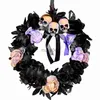 Itens de novidade Halloween grinaldas pendentes pendentes Skull spider web videira preta guirlandas