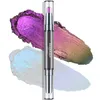 Eye Shadow CHARMACY Double End Multichrome Eyeshadow Sticks Highlighter Waterproof Shimmer Eyeshadow 6 Color Stereo Eye Makeup Cosmetics 230814