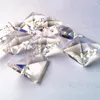 Kronleuchter Kristall Top -Qualität 200pcs/Los 20mm Trimmbilder in 2 Löchern DIY Hochzeitslampe aufstellen die Weihnachtsbäume