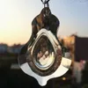 Ljuskrona Crystal Factory Pris 20 st 38 22mm Clear K9 Violin Shape Pendants (Free Rings) Glasslampor Suncatcher Ornament