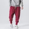 Mens Pants Chinese Style Harem Men Streetwear Casual Joggers Cotton Linen Sweatpants Anklelength Trousers M5XL 230815