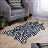 Teppiche Sholisa Cowe Teppich Kuh E für Wohnzimmer Schlafzimmer Teppiche Polyester Home Dekorative Hand Washmorden Haut 201225 739 R2 DROP DHQZ2 DHQZ2