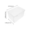 Plates Bread Storage Box Fruit Clear Candy Boxes Large Containers Metal Garbage Can Lid Tea