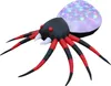 Other Event Party Supplies 8 Ft Halloween Inflatables Giant Red Spider Buildin Swirling LED Lights Blow up Decorations for Outdoor Garden Yard Lawn 230815