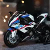 WELLY 1 12 BMW S1000RR 2021 Racing Motorcycles Simulation Alloy Motorcycle Model Shock Absorbers Collection Toy Car Kid Gift T230815