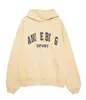 23ss Women Desginer Fashion Cotton Hooded New Ab Anines Classic Letter Print Wash Water Stir Fry Color Snowflake Loose Sweatshirt