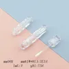 3ML Diamond Shape Empty Plastic Lip Gloss Packaging Tubes with Wand Makeup Balm Containers Reusable Bottle Clear Top for Lipstick Sampl Hhsb