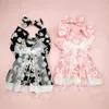 Dog Apparel Elegant Outfit Comfortable Dressing-Up Lace Princess Dress Pet Cat Two-legged Clothing Puppy Costume