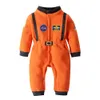 Specjalne okazje Umorden Astronaut kostium kosmiczny Rompers for Baby Boys Toddler Infant Halloween Boże Narodzenie przyjęcie urodzinowe Cosplay Fancy Sukienka 230814