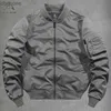 Vinterfall Vintage MA-1 Flight Air Force Pilot Bomber Jacket Streetwear Parkas Coat Military Hip Hop Army Varsity Jacket Men HKD230815