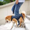 Cintura assistita per assistenza per l'abbigliamento per cani per gambe anteriori e posteriori giubbotti di recupero elastico cinghia del torace a piedi regolabile 230814