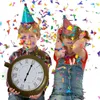 Wall Clocks Blow Party Favors Clock Toys Balloon Supplies Po Props For Festival Decoration