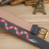 Belt Designer Belts For Mens Snake Strap Gold Buckle Belt Fashion Luxury Leather Casual Womens Ceinture