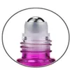 10ml Gradient Color Essential Oil Bottle Colorful Aromatherapy Perfume Roll On Glass bottles With Stainless Steel Roller Ball & Black C Nkka