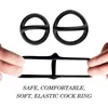 Sex Toy Massager Penis Ring Silicone Semen Lock Delay Ejaculation High Elasticity Time Lasting Cock for Men Couples Adult